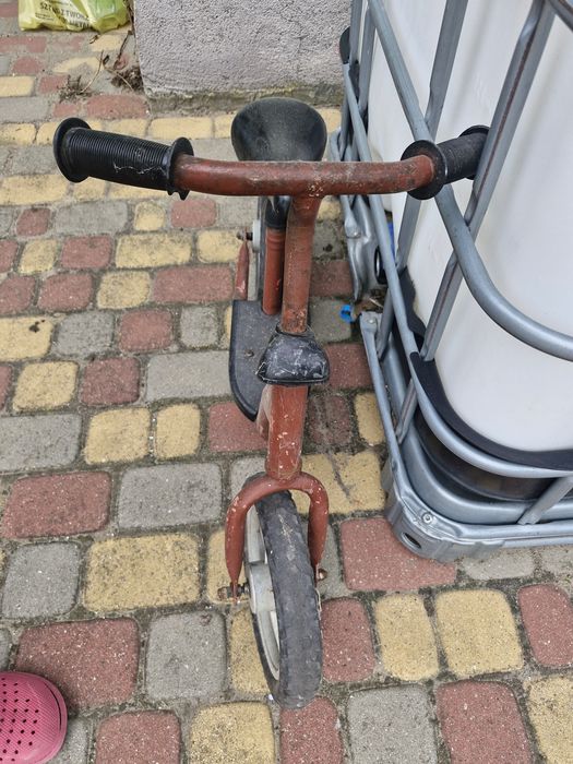 Rowerek biegowy z siedzeniem hulajnoga