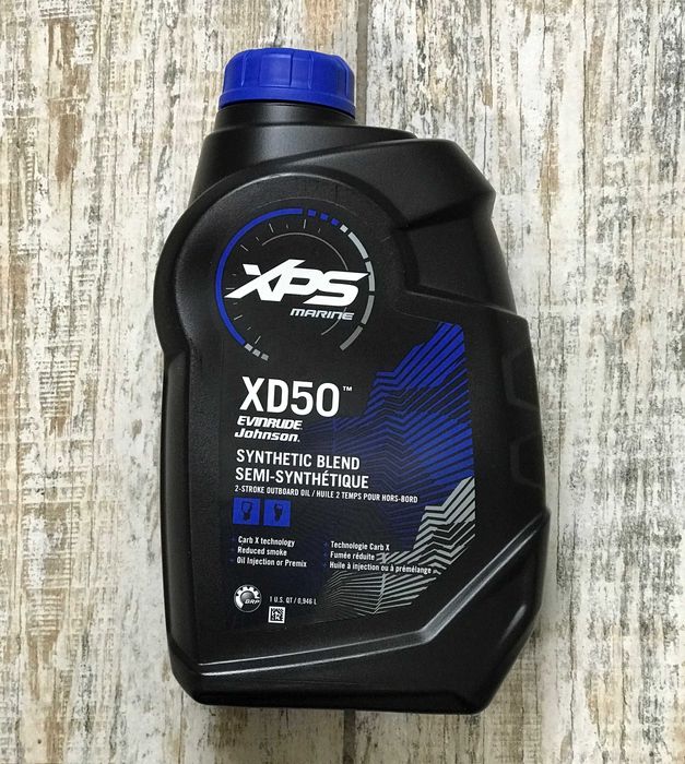 Масло Evinrude XD50 2Т 1л и 3.8л