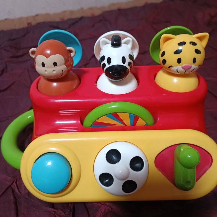 Развивающая интерактивная  игрушка для малышей звери Інтерактивна ELS