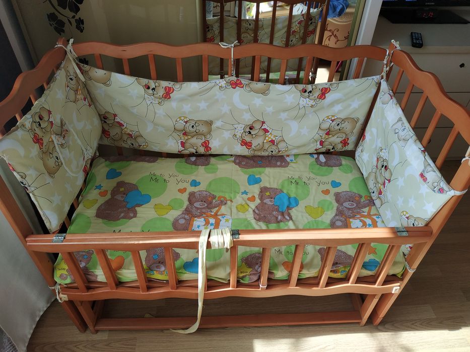 Колиска бортики постіль дитяча