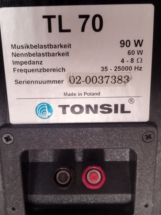 Głośniki Tonsil TL 70