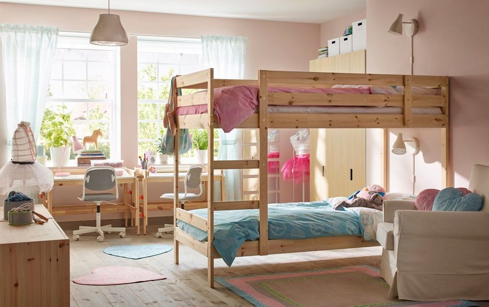 Beliche Ikea Pinho (kit com 2 colchões) Como Novo