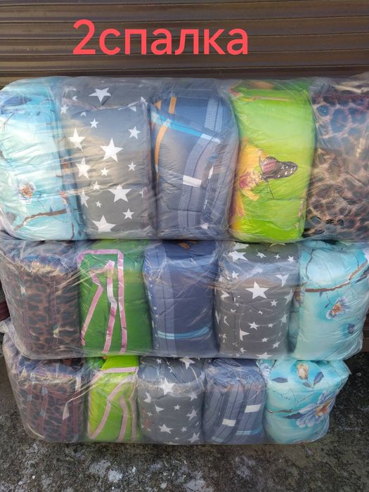 Ковдра фабрична/одеяло/різні розміри /теплі зимові/постільна білизна