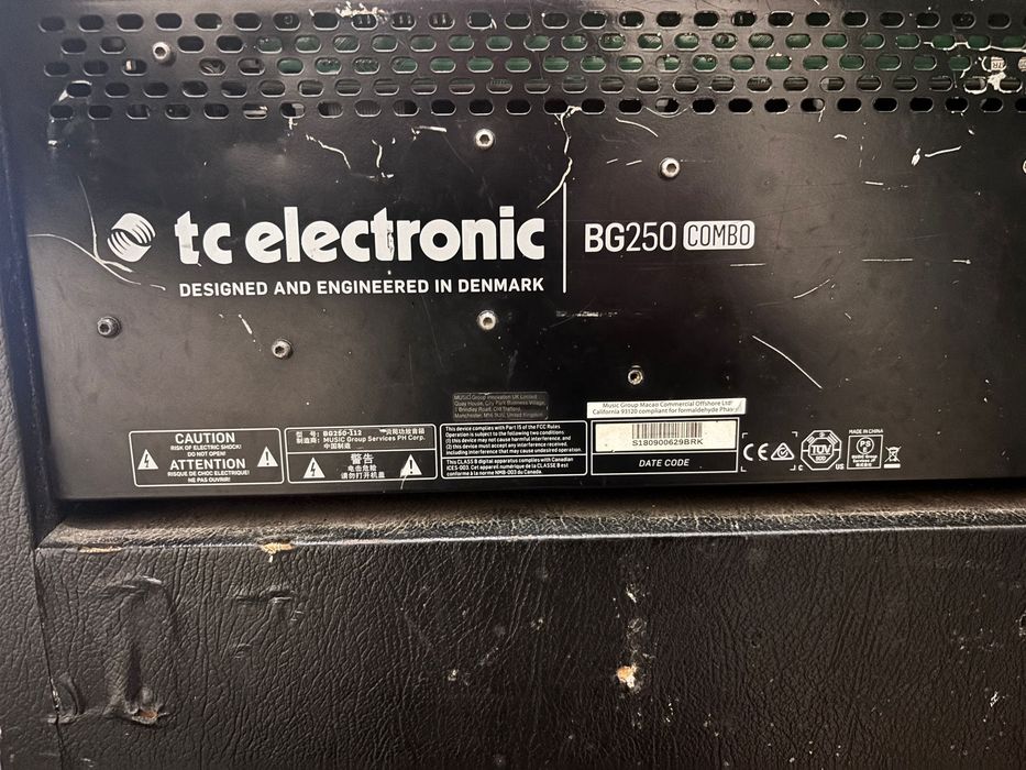 Amp Baixo TC Electronic BG250