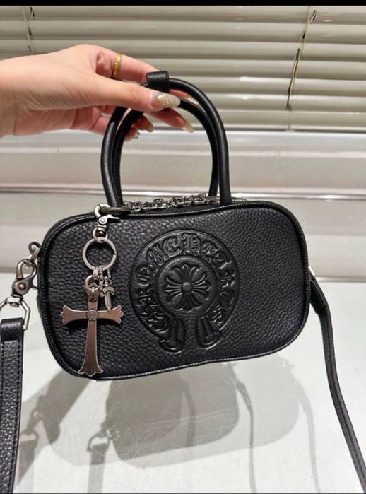 Шкіряна сумка Chrome Hearts/ Жіноча сумка Хром Хертс/ Вів‘єн Вествуд