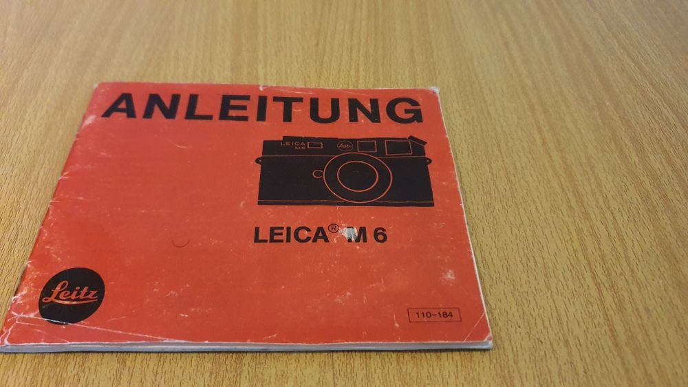 Manual original LEICA M6