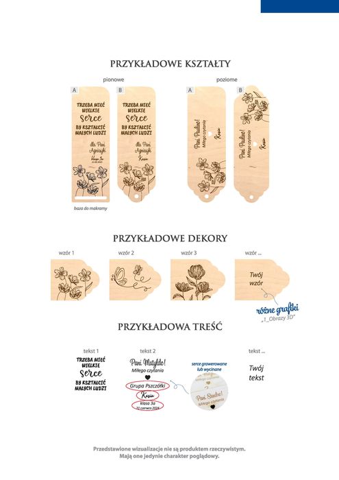 Zakładka do książki * z cytatem * z sentencją * dla każdego
