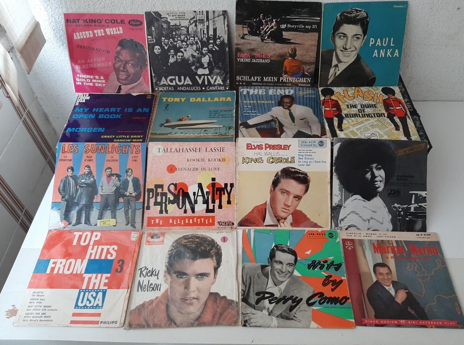 Singles antigos décadas 50,60...