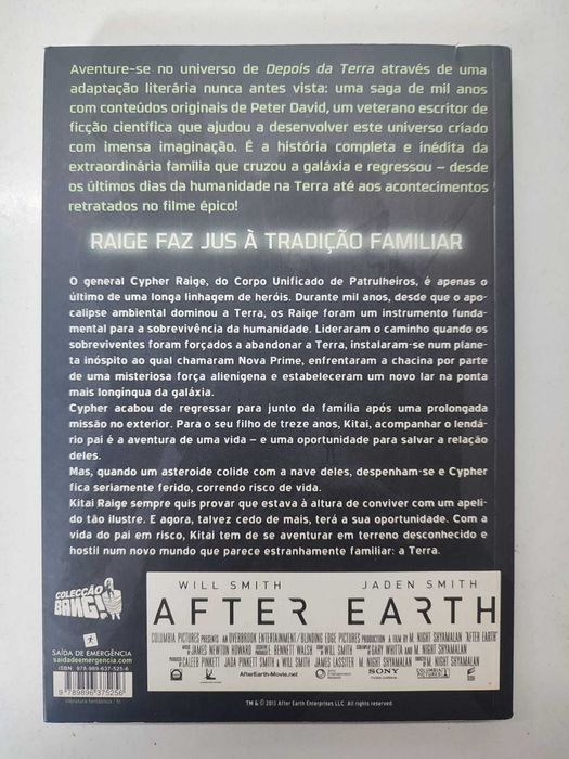 Livro - Depois da Terra / After Earth (portes grátis)