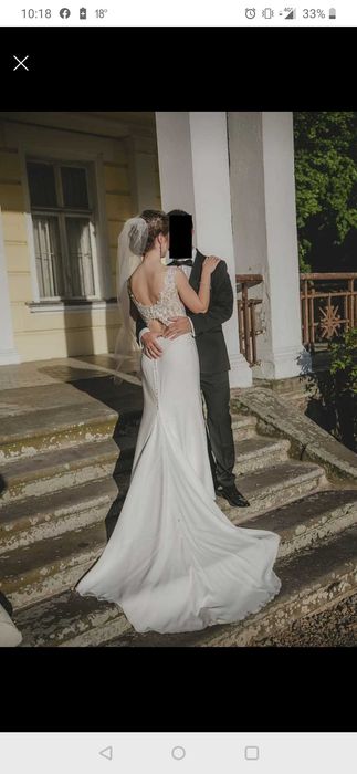 Suknia ślubna Justin Alexander Sweetheart 11023, gratis welon