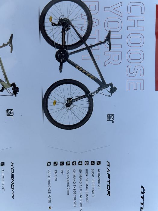 Bicicleta Otte Reptur aro29 + kit  extra de acessórios