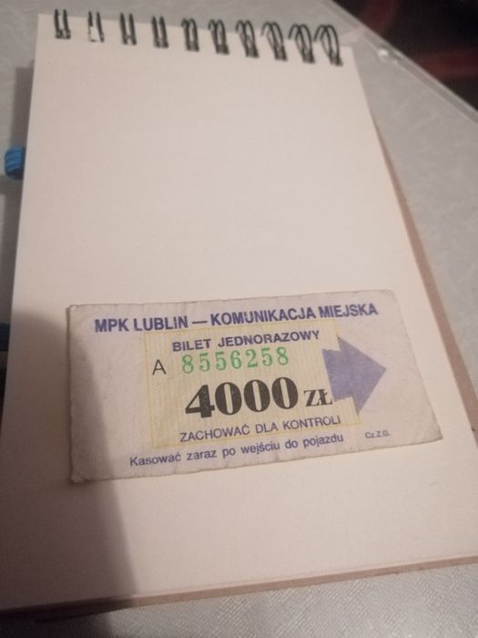 Stary bilet MPK    .