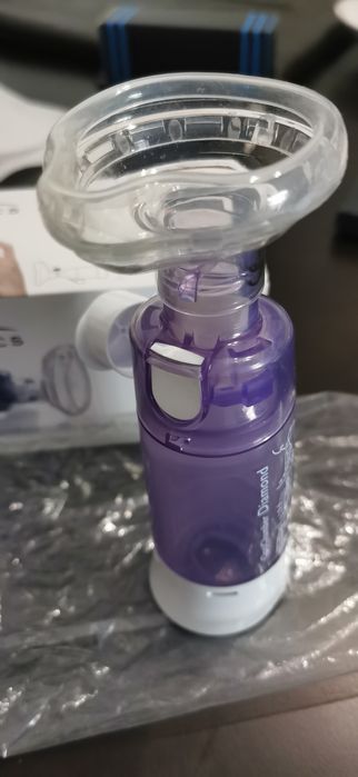 Aerosol - Câmara respiratória com máscara pediatrica