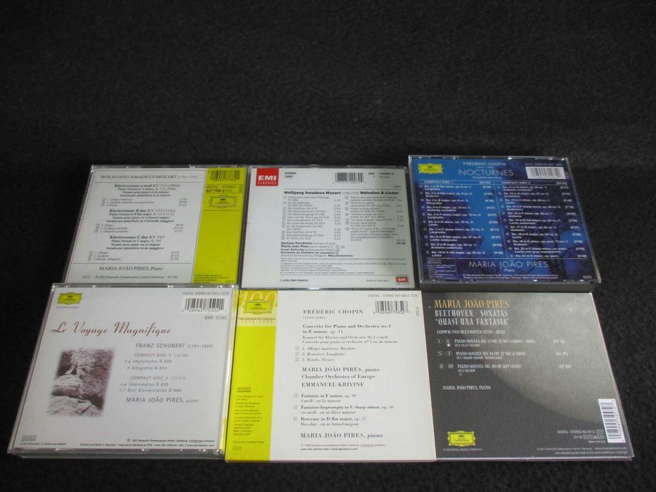 Colecção de CD's de Maria João Pires