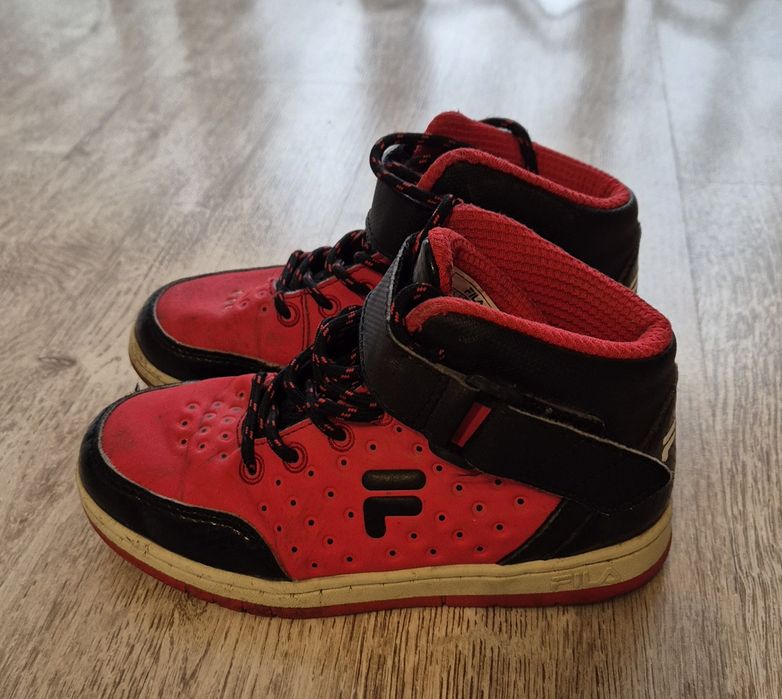 Buty chłopięce nad kostkę Fila