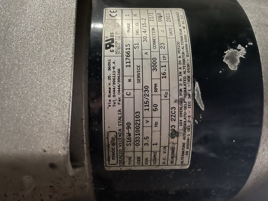 Agregat bosch 1,5 kw europower 3,5 kw