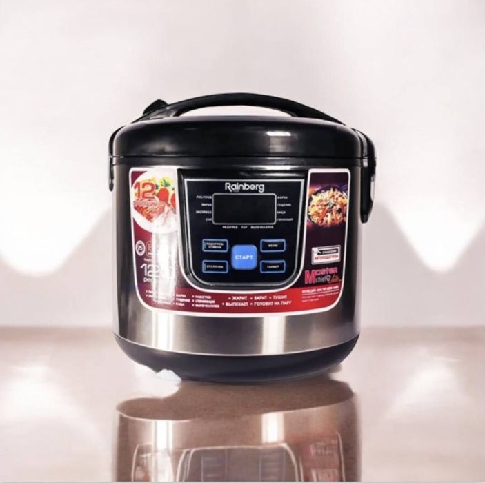 Мультиварка пароварка Rainberg RB-801 12 програм 6 л