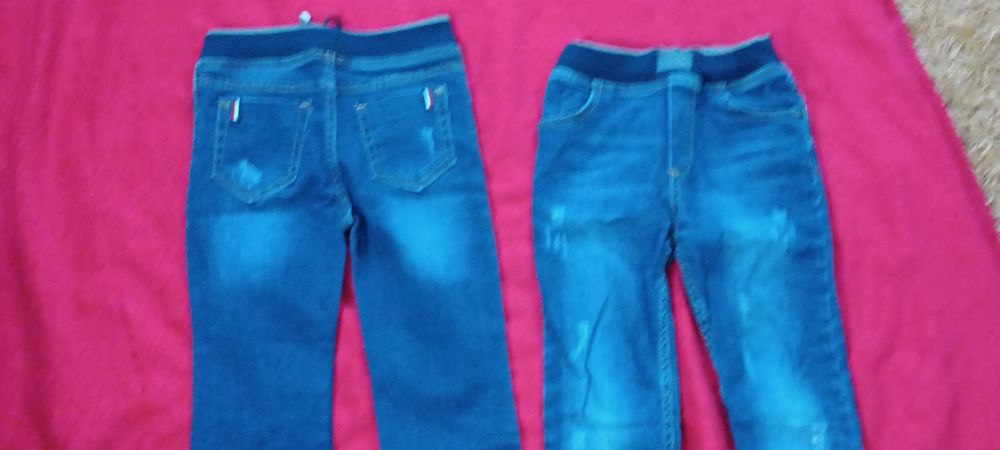 Джинсы на резинке рост122и118
