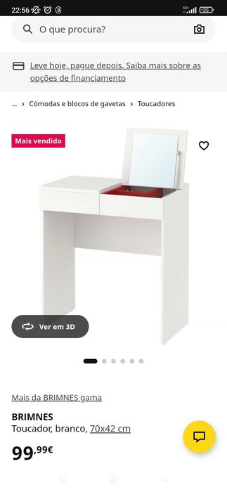 Tocador ikea . Bom estado de conservação.