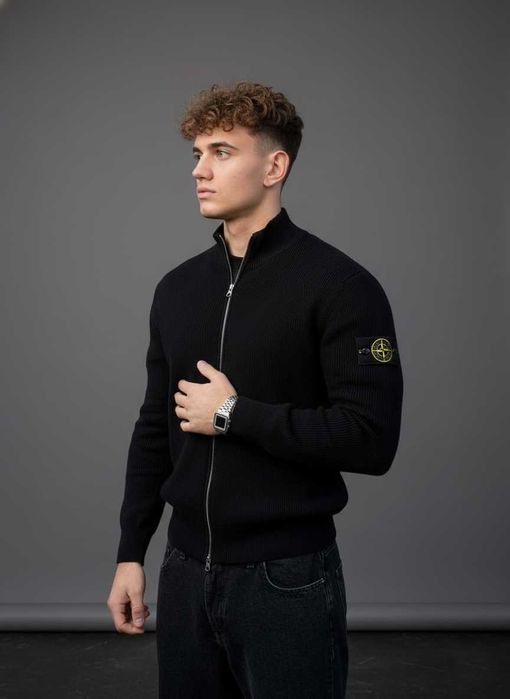 Кардиган Stone Island / кофта стоун айленд в'язана зіп