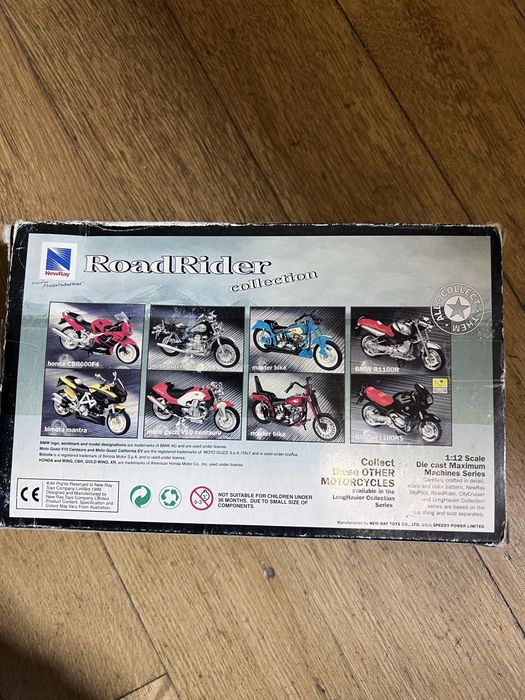 Mota BMW R1100RS Escala 1:12 - NewRay RoadRider