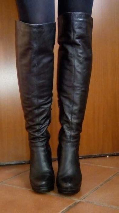 Kozaki damskie skorzane