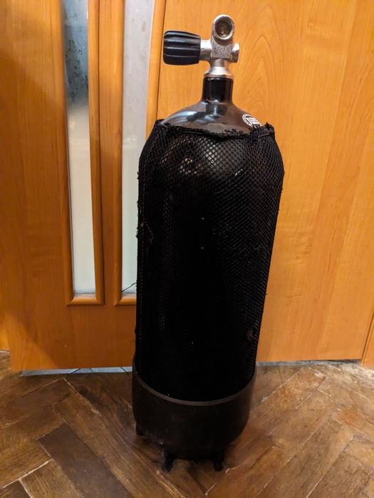 Баллон для дайвинга Faber 15Л, 232 BAR, подставка, сетка, сертификат