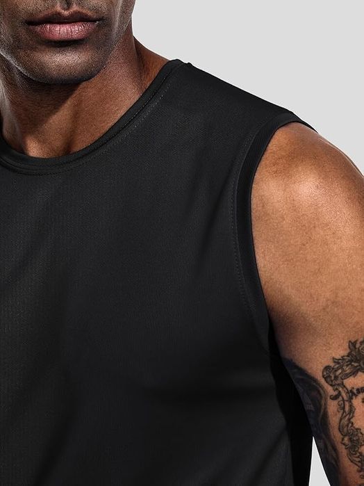 Tank Top Męski Szybkoschnący Oddychający Zestaw 3 szt Na Siłownię 4XL