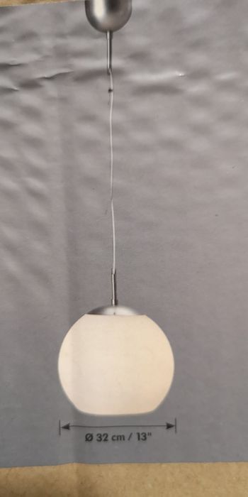 Candeeiro Ikea Minut, globo bola esfera