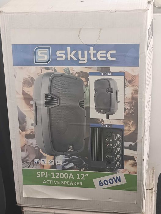 Conjunto Mesa de Som + Colunas de som