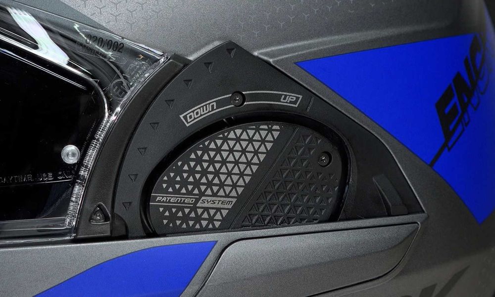 Capacete NOVO Modular Shark Evo GT Encke Mat Blue (45% DESCONTO) Tam S