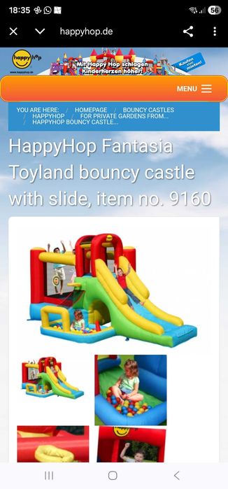 Insuflável para festas de crianças - pechincha