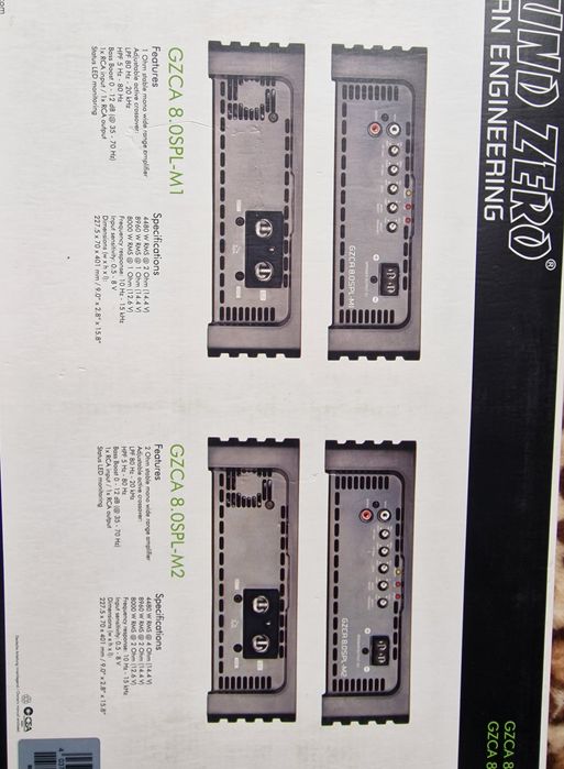 Wzmacniacz do subwoofer Ground zero 8000watt RMS monoblok
