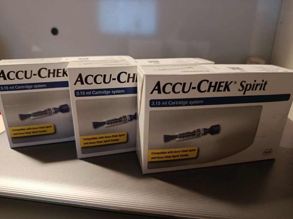 Pojemniki na insulinę Accu-Chek Spirit 3 opakowania