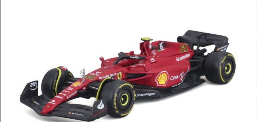 Ferrari F1-75 Carlos Sainz 1:24 Planeta DeAgostini – Nova, Selada