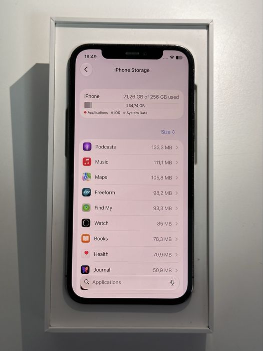 Iphone 12 Pro 256GB Grafite | Bateria 100% + 5 capas