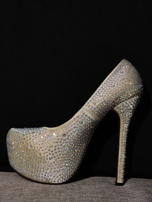 Туфлі Лабутени стріпи зі стразами 38 розмір