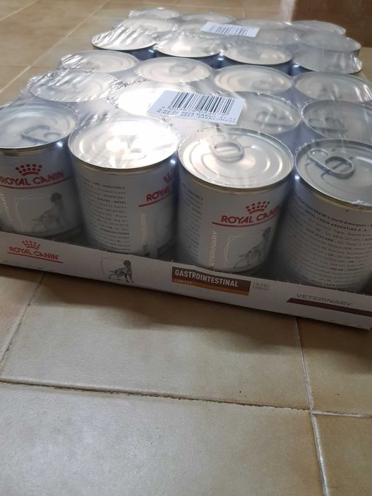 24 Latas de Comida Húmida Cão Royal Canin Gastrointestinal Low Fat