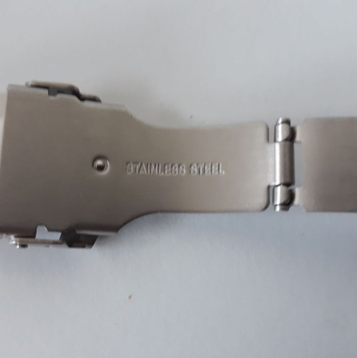 Bracelete Metálica Solida Enginner 20mm 22mm 24mm Fecho Báscula