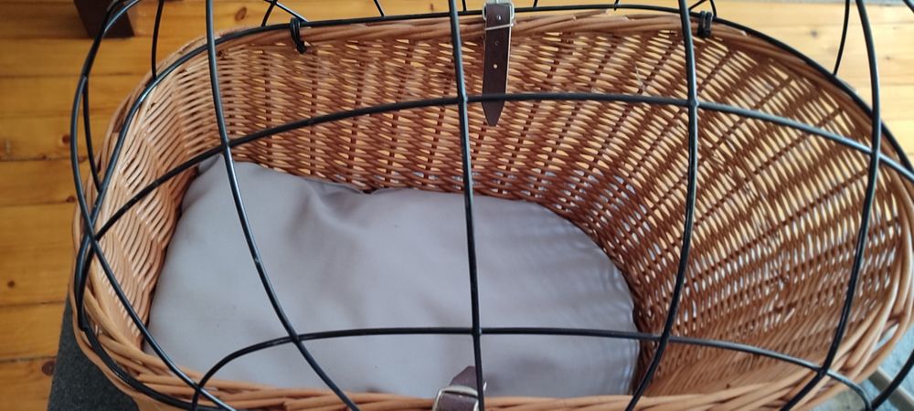 Koszyk na rower dla psa i kota