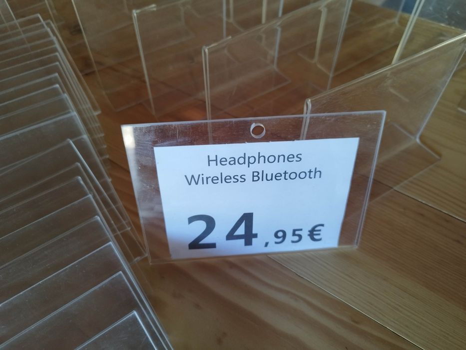 Expositor de preços para lojas multisistema