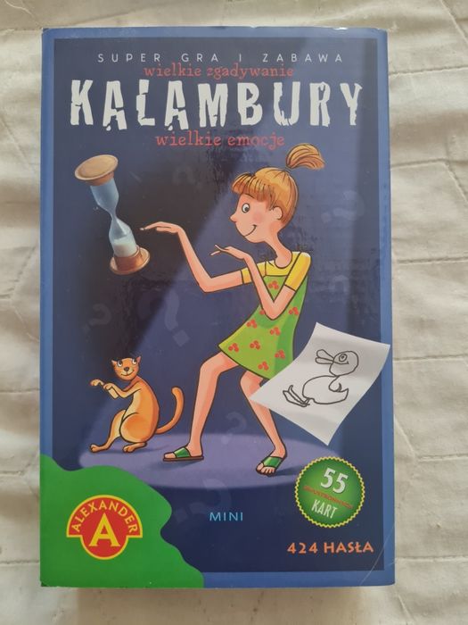 Kalambury Aleksander 55 kart 424 hasła klepsydra