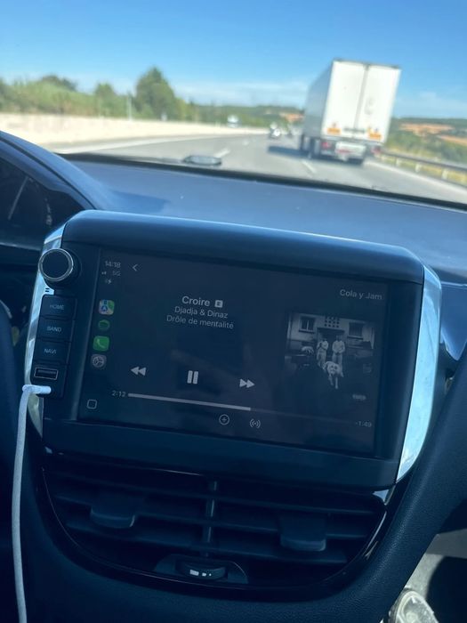 Rádio 4/64GB Peugeot 208/2008 Android 14 com GPS (Novo)