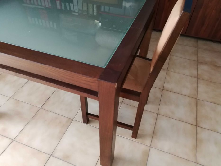 Mesa de Jantar quadrada c/extensores64551176303745122