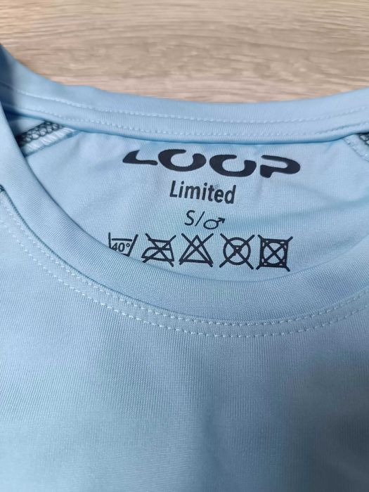 Koszulka funkcyjna t-shirt błękitna 'Loop' S