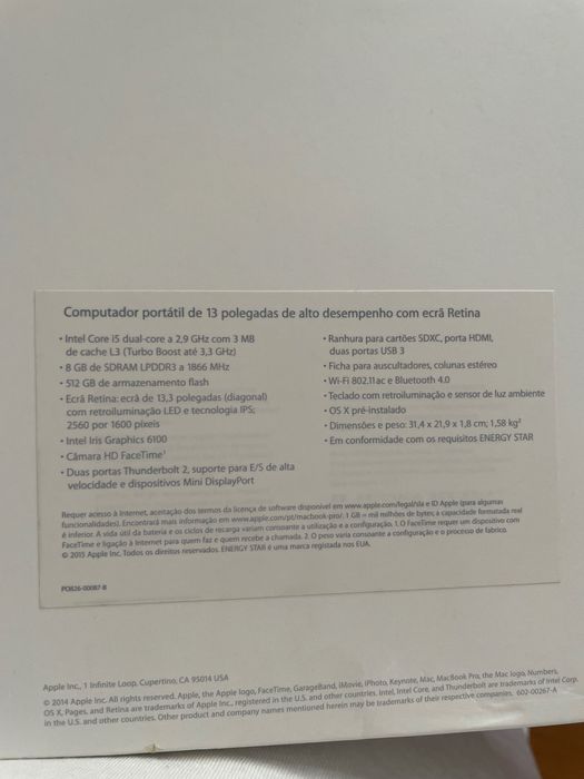 MacBook Pro 13 (peças)