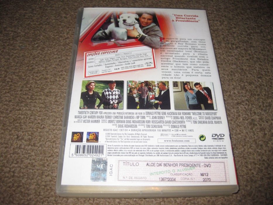 DVD "Welcome to Mooseport" with Gene Hackman/Rare!64409135201537121