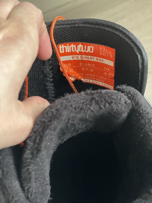 Сноубордичні черевики ThirtyTwo W’s Binary BOA 37.5 (US 7)
