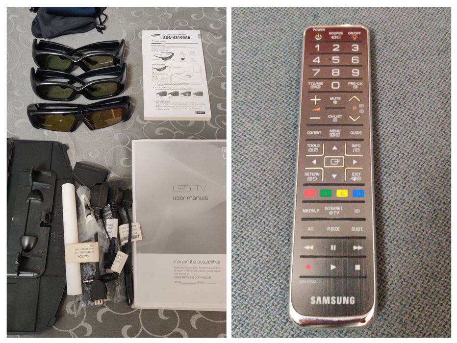 TV LED Samsung 3D UE46C7000WW