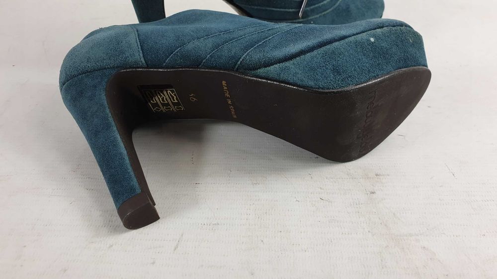 MELLOW YELLOW czółenka na platformie skóra naturalna 36